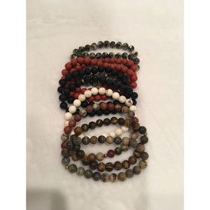 HAND MADE BEADED BRACELETTES.